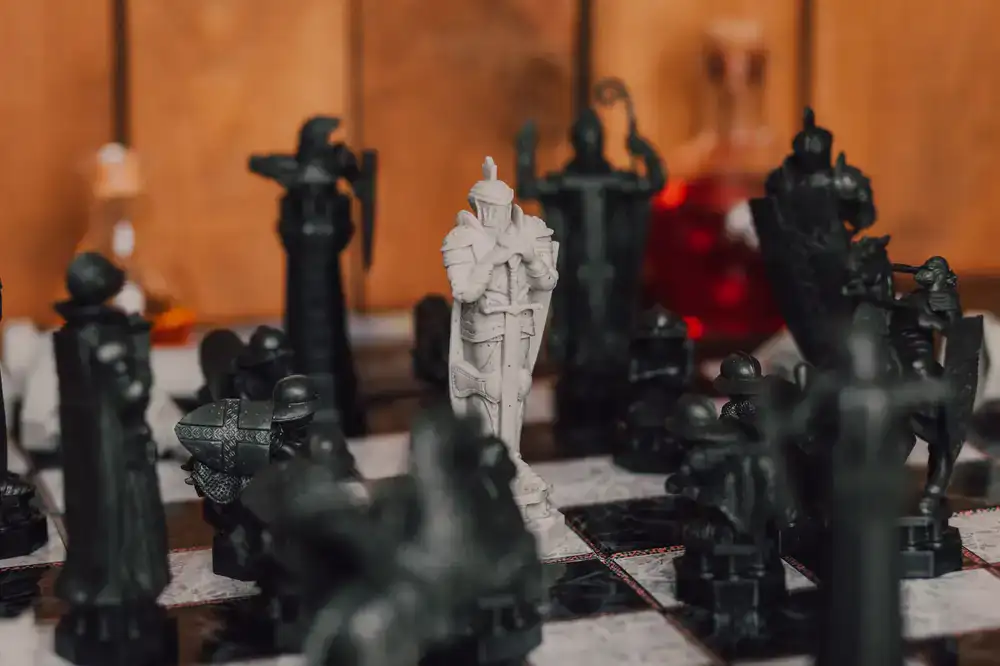 Fantasy tactical strategy game scene